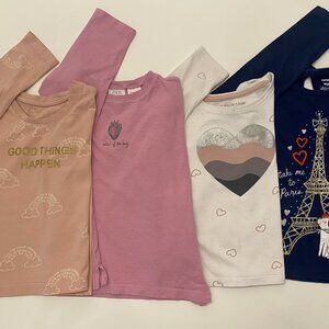 3-4 Long Sleeves shirts girls bundle